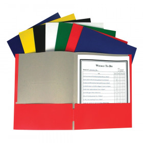 C-Line Recycled Paper Portfolio Without Prongs Assorted, 1EA