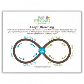 Lazy Eight Deep Breathing Poster, 11" x 17"