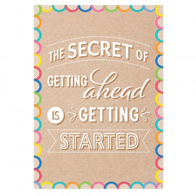 The Secret Of Getting Ahead... Inspire U Poster