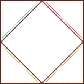 Quilt Squares 6" Designer Cut-Outs