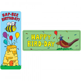 Hap-Bee Birthday Bookmarks