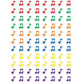 Music Notes Hot Spots Stickers, 880 Per Pack
