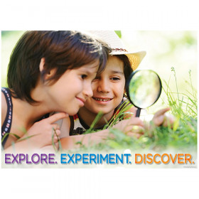 Explore. Experiment. Discover.  Inspire U Poster, Gr. PreK-1