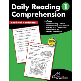Daily Reading Comprehension Workbook, Grade 1
