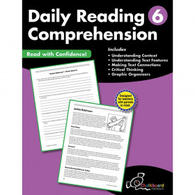 Daily Reading Comprehension Workbook, Grade 6