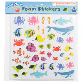 Foam Stickers, Sea Life, Pack of 168