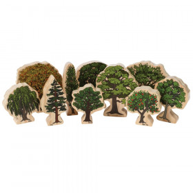 Trees of All Seasons, Wooden Block Set, 20 Pieces