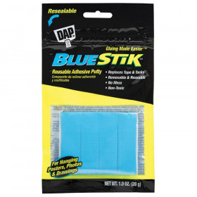 DAP BlueStik Reusable Adhesive Putty, 1 oz