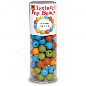 Textured Pop Beads, 100 Count Tube