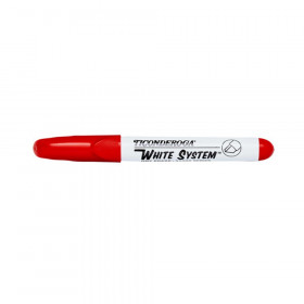 Dry Erase Markers, Chisel Tip, Red, Pack of 12