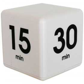 White 60 Minute Preset Timer Cube
