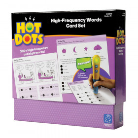 Hot Dots High-Frequency Words Card Sets, Grades K+, 40 Cards