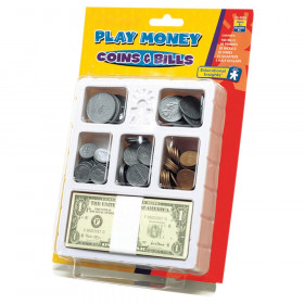 Play Money, Coins & Bills Tray