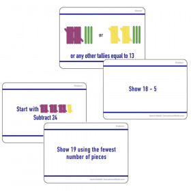 Sensational Math Hands-On Tally Marks Activity Card Sets, Grade 2