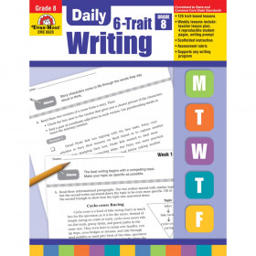 Evan-Moor EMC6028 Daily 6-Trait Writing, Grade 8