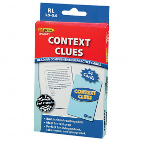Context Clues Practice Cards, Levels 3.5-5.0
