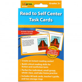 Read To Self Center Task Cards Gr 2 And Up