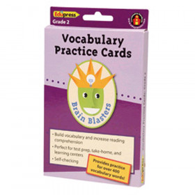 Brain Blasters Vocabulary Practice Cards Gr 2