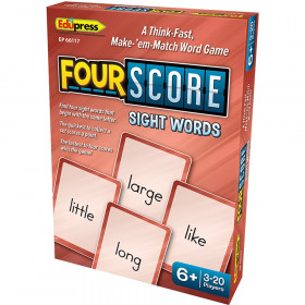 Four Score: Sight Words Card Game