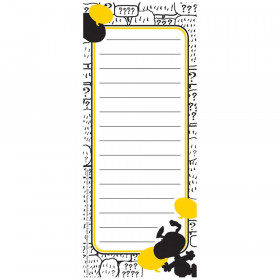 Peanuts Touch Of Class Note Pads 3.5X8.5 Inch