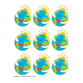 Earth Giant Stickers, Pack of 36