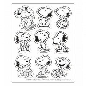 Peanuts Snoopy Giant Stickers, Pack of 36