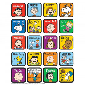 Peanuts Motivational Theme Stickers