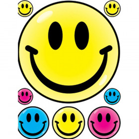 Window Cling Smile Faces 12 X 17