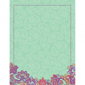 Positively Paisley Blank Chart, 17" x 22"