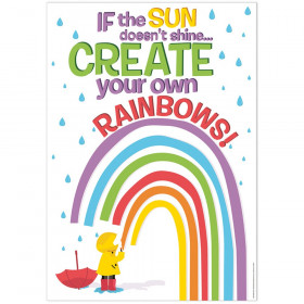 Growth Mindset Create Your Own Rainbows Poster, 13" x 19"