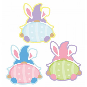 Easter Gnomes Paper Cut-Outs, Pack of 36