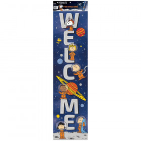 Peanuts NASA Welcome Vertical Banner, 12" x 45"