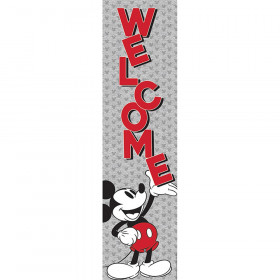 Mickey Mouse Throwback Welcome Vertical Banner, 12" x 45"