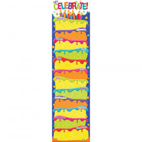 Color My World Birthday Banners Vertical