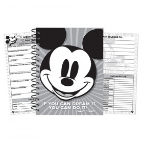 Mickey Mouse Throwback Lesson Plan Spiral Bound Book