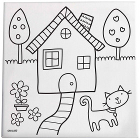 Home Sweet Home Paint/Create Kit Canvas