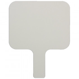Single-Sided Rectangular Dry Erase Answer Paddle, 8" x 9.75", Single