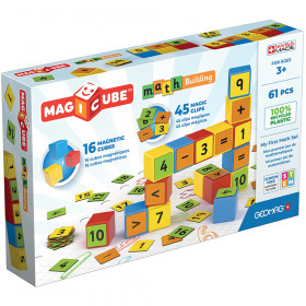 Magicube Math Building Set, Recycled, 61 Pieces