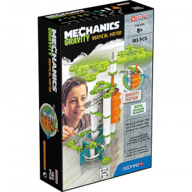 Mechanics Gravity Vertical Motor Recycled, 183 Pieces