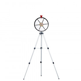 12 inch WHITE Dry Erase Prize wheel WITH FLOOR STAND