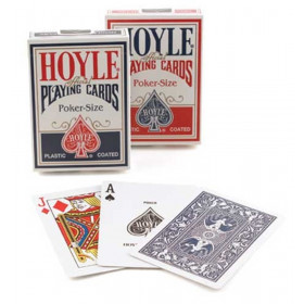 Hoyle Poker Standard Index, 12 Decks Red/Blue
