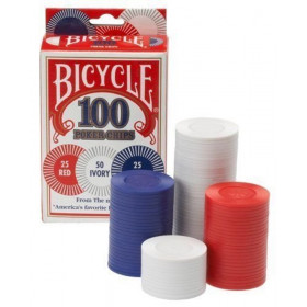 Bicycle 2g Poker Chips, 100-pack