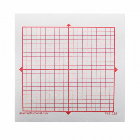 Graphing 3M Post-it Notes, XY Axis, 20 x 20 Square Grid, 4 Pads