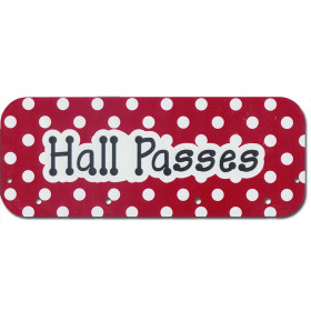 Polka Dot Hanging Rack For Hall Passes