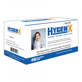 HygenX Disposable Headphone Covers, On-Ear, 50 Pairs