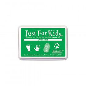 Just for Kids Washable Ink Pad, Green