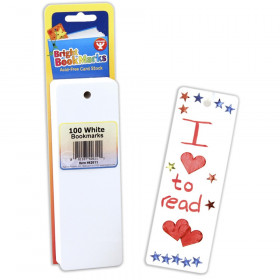 Mighty Bright Bookmarks, 100 Ultra White