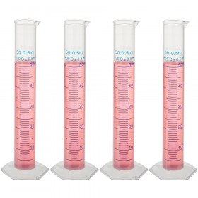 4-pack PP Graduated Cylinders 50mL