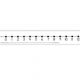 Student Number Lines with Non-Adhesive Backs, Grade K-6, Set of 12
