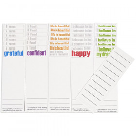 Page Keepers Bookmarks, Confidence Booster Set, 6 Each of 5 Titles, Set of 30
